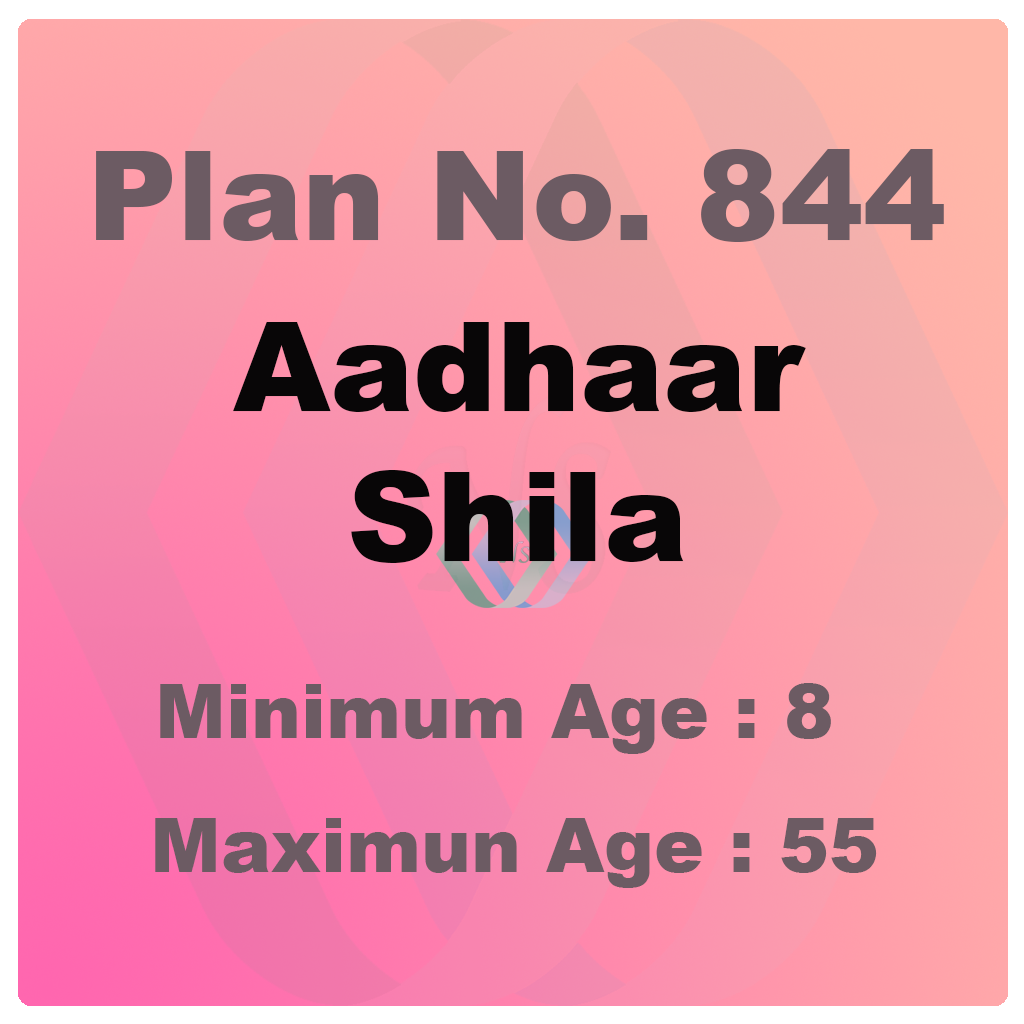 Aadhar Shila (Plan No. 844)